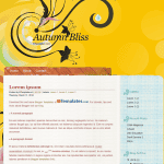 Blogger Templates Autumn Bliss